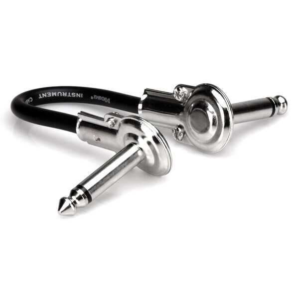 Main product image for Hosa IRG-100.5 Low-Profile Right-Angle Guitar Patch Cable 6"241-9041